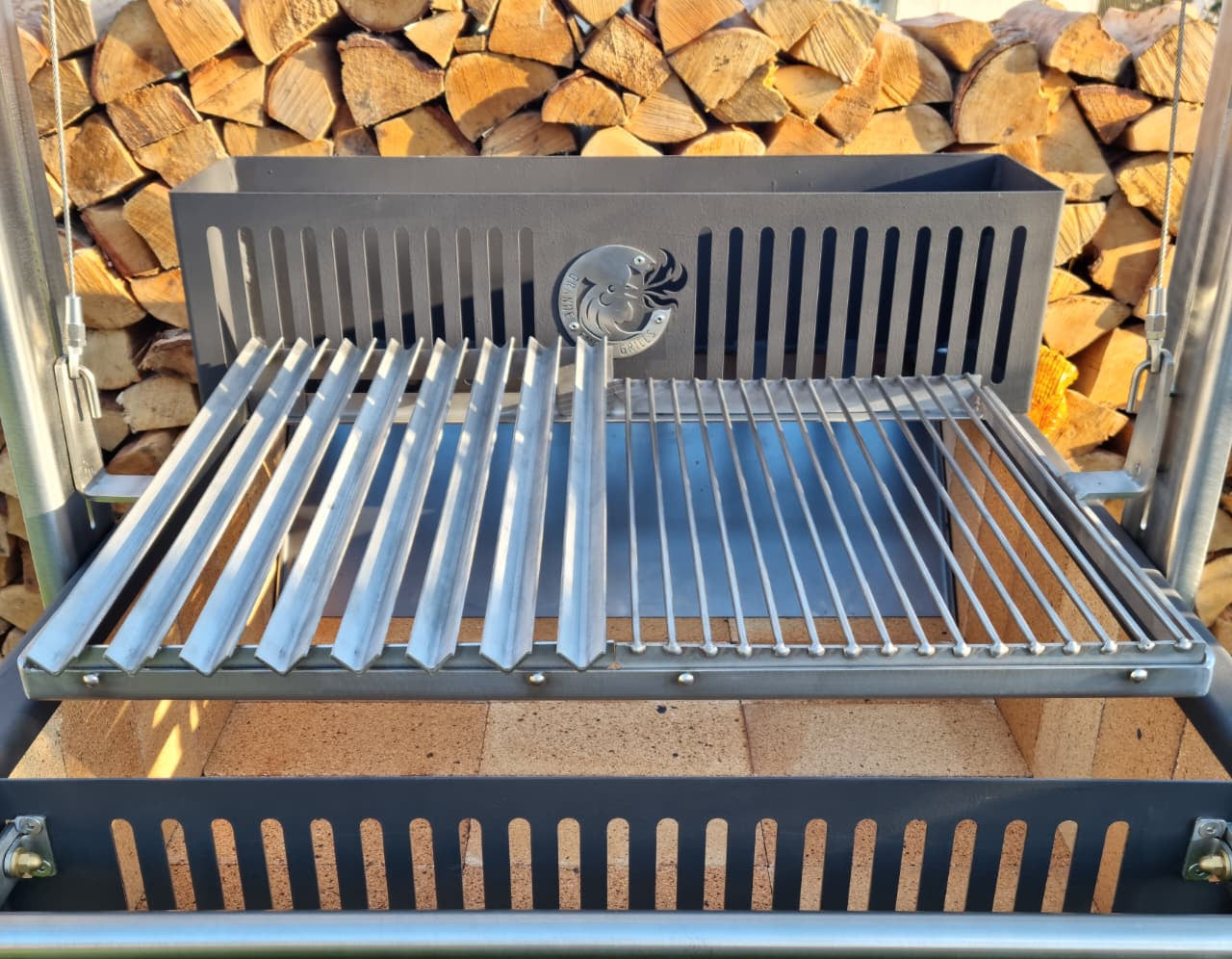 V-grate and standard grate combo